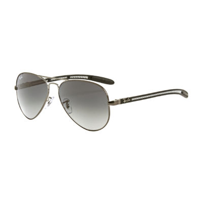 Men's Ray-Ban Sunglasses - Ray-Ban Aviator Carbon Fibre Sunglasses - Matte Gunmetal Men's Ray-Ban Sunglasses - Ray-Ban Aviator Carbon Fibre Sunglasses - Matte Gunmetal